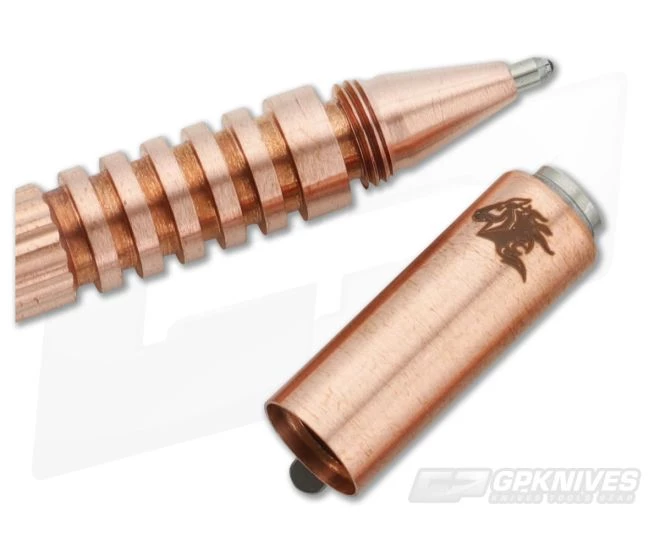 Hinderer Knives Investigator Ink Pen Polished Copper - Image 3