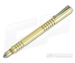 Hinderer Knives Investigator Pen Brass
