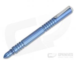 Hinderer Knives Investigator Pen Titanium Blue