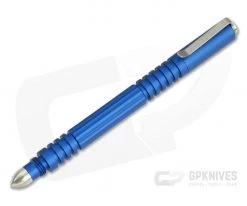 Hinderer Knives Investigator Pen Aluminum Matte Blue