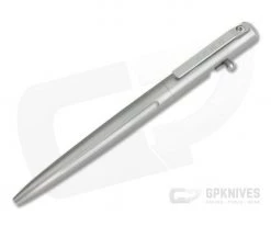 Pena Knives X-Series Bolt Action Ink Pen Bead Blast Titanium