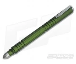 Hinderer Knives Investigator Pen Aluminum Green