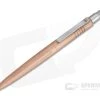 Pena Knives X-Series Click Pen Copper Titanium Clip Black Ink Pen