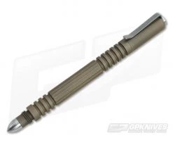 Hinderer Knives Investigator Pen FDE DLC Stainless Steel