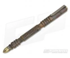 Hinderer Knives Investigator Pen Spiral Battlefield Pickup Copper