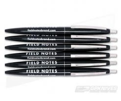 Field Notes Clic Pen 6-Pack Black Ink Pens