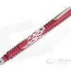 Hinderer Knives Investigator Pen Flames Matte Red Aluminum 0865