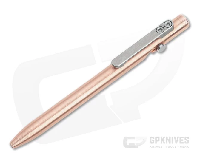 Tactile Turn Slim Bolt Action Pen Short Copper Ink Pen