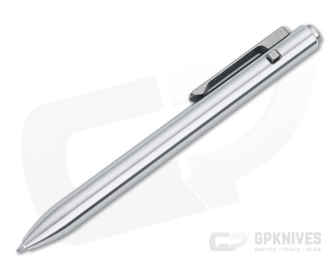 Tactile Turn Side Click Pen Short Titanium Ink Pen - Image 2