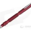 Hinderer Knives Investigator Pen Spiral Aluminum Matte Red