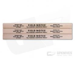 Field Notes Carpenter Pencil 3-Pack FSC-Certified Wood FN-13