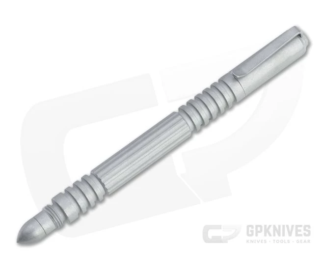 Hinderer Knives Investigator Pen Stainless Steel Working Finish 1345 - Image 2