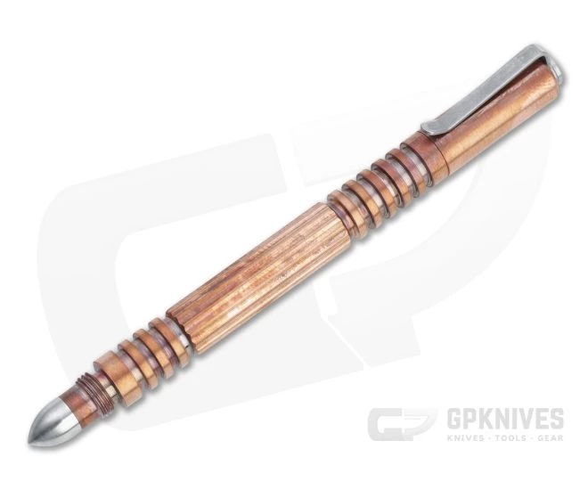 Hinderer Knives Investigator Pen Raw Copper 1346 - Image 2