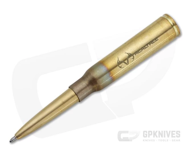 Fisher Space Pen x Realtree .338 Lapua Cartridge Raw Brass Space Pen 338-RT - Image 2