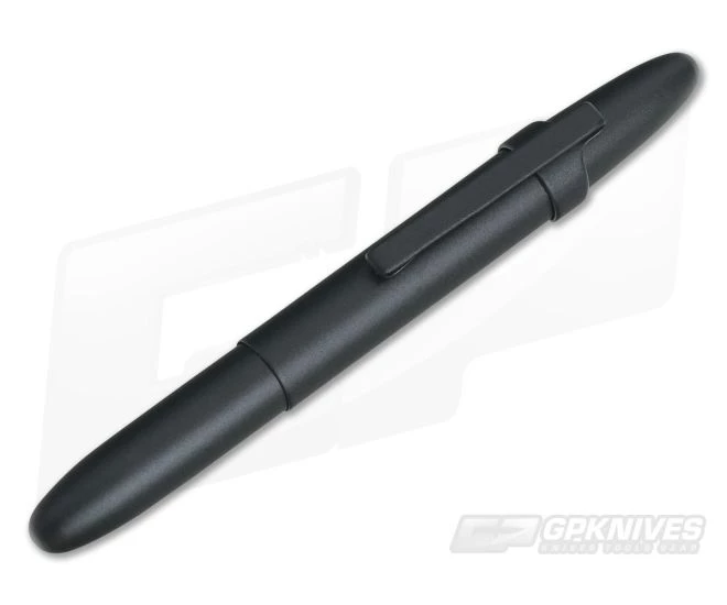 Fisher Space Pen Black Matte Bullet Space Pen with Clip 400BCL