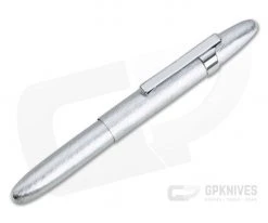 Fisher Space Pen Brushed Chrome Bullet Space Pen with Clip 400BRCCL