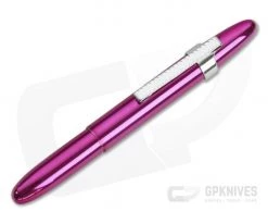 Fisher Space Pen Fuchsia Flurry Translucent Bullet Space Pen with Clip 400FFCL