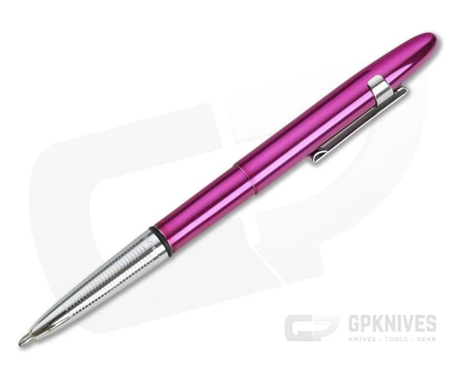 Fisher Space Pen Fuchsia Flurry Translucent Bullet Space Pen with Clip 400FFCL - Image 2