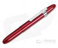 Fisher Space Pen Red Cherry Translucent Bullet Space Pen with Clip 400RCCL