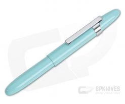 Fisher Space Pen Tahitian Blue & Chrome Bullet Space Pen with Clip 400TBLCL