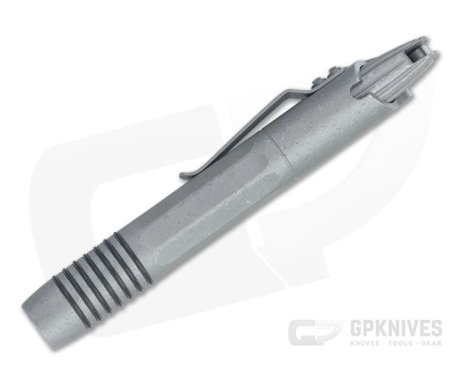 Microtech Siphon II Ink Pen Apocalyptic Stainless Steel 401-SS-AP - Image 2