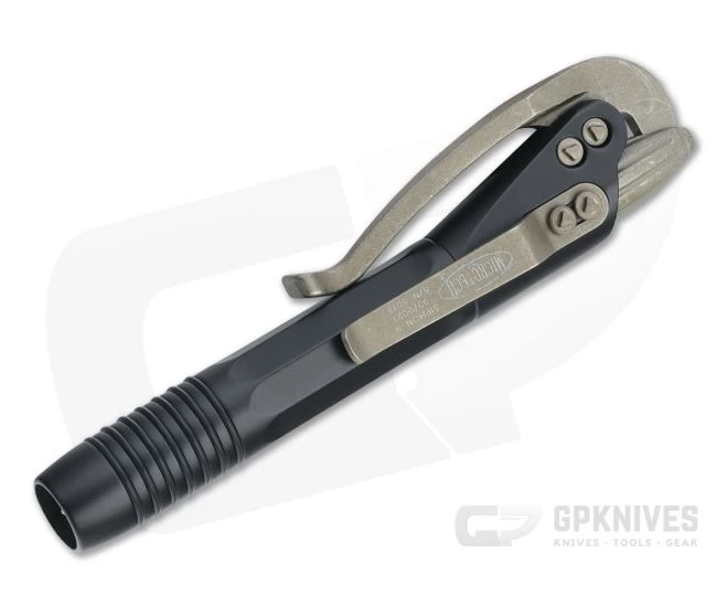 Microtech Siphon II Ink Pen Black Stainless Steel w/ Apocalyptic Bronze 401-SS-BKBZAP - Image 3