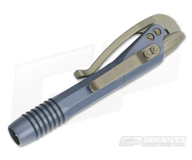 Microtech Siphon II Ink Pen Gray Stainless Steel 401-SS-GY - Image 2