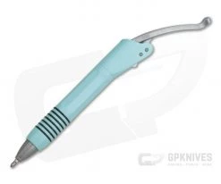 Microtech Siphon II Ink Pen Robin's Egg Blue Stainless Steel 401-SS-RE