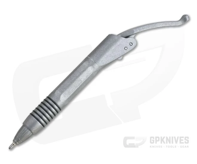 Microtech Siphon II Stonewashed Stainless Steel Ink Pen 401-SS-SW