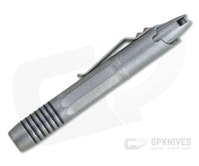 Microtech Siphon II Stonewashed Stainless Steel Ink Pen 401-SS-SW - Image 2