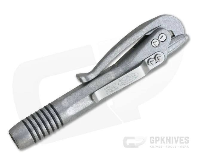 Microtech Siphon II Stonewashed Stainless Steel Ink Pen 401-SS-SW - Image 3