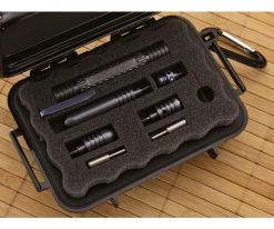 Hinderer Knives Modular Kubaton Deluxe Set Blue Titanium