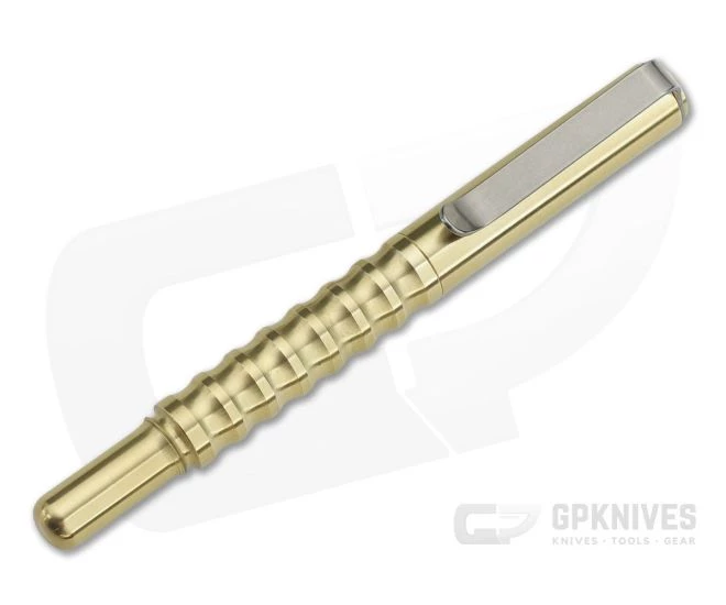 Prometheus Lights Alpha Executive Pen Solid Brass