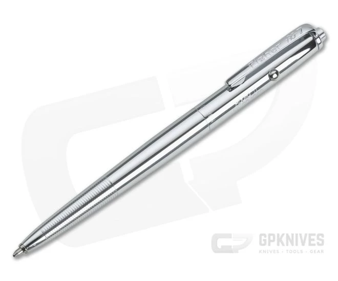 Fisher Space Pen Original Astronaut Space Pen Chrome Engraved "July 20, 1969" AG7-E