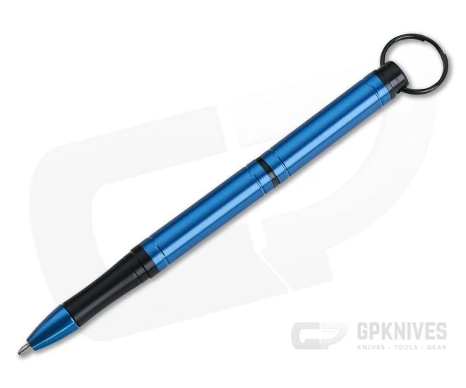 Fisher Space Pen Backpacker Blue Anodized Aluminum Space Pen With Key Chain BP/BL - Image 2
