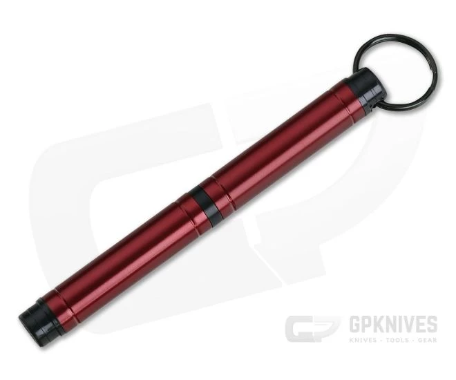 Fisher Space Pen Backpacker Red Anodized Aluminum Space Pen With Key Chain BP/R