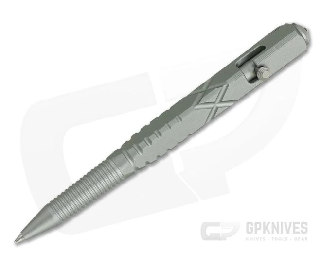 CIVIVI C-Quill Gray Hard Anodized Aluminum Bolt Action Pen CP-01A - Image 2