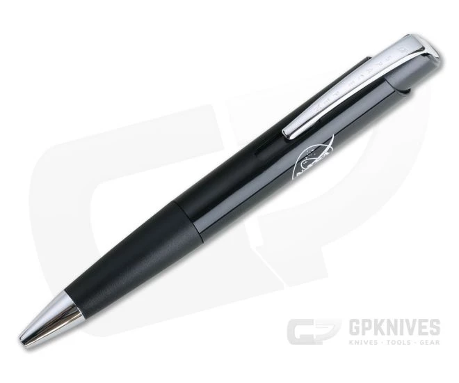 Fisher Space Pen Eclipse Black Plastic Retractable Space Pen w/ NASA Meatball Logo Black Ink