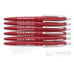 Field Notes Red Clic Pen 6-Pack Red Ink Pens