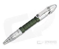 Heretic Knives Thoth Titanium and Green Aluminum Modular Bolt Action Ink Pen H038-GRN