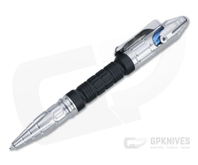 Heretic Knives Thoth Modular Pen Stonewashed Titanium Black Aluminum Bolt Action Ink Pen H038-TI-ALUM - Image 2