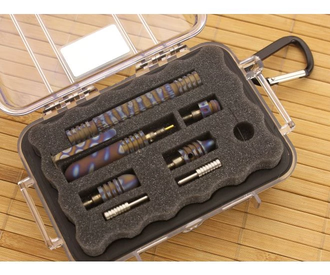 Hinderer Knives Modular Kubaton Deluxe Set Flame Anodized Titanium #2 - Image 2