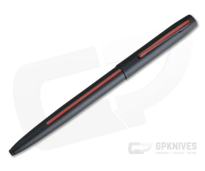Fisher Space Pen Red Line Firefighter Cap-O-Matic Click Pen M4BFFR