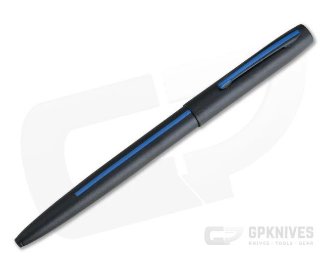 Fisher Space Pen Blue Line Law Enforcement Cap-O-Matic Click Pen M4BLEBL