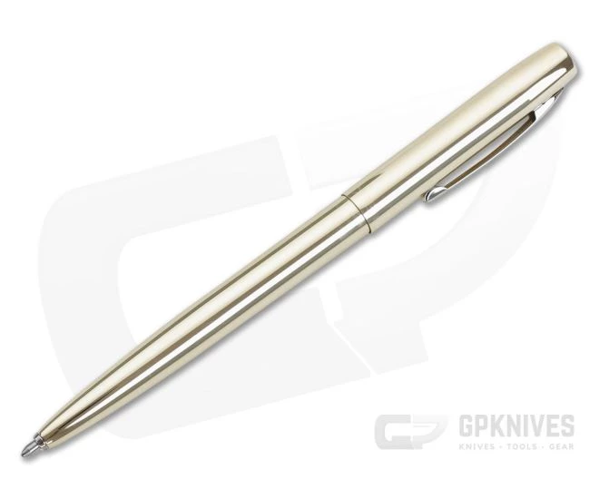 Fisher Space Pen Antimicrobial Raw Brass Cap-O-Matic Click Pen M4RAW - Image 2