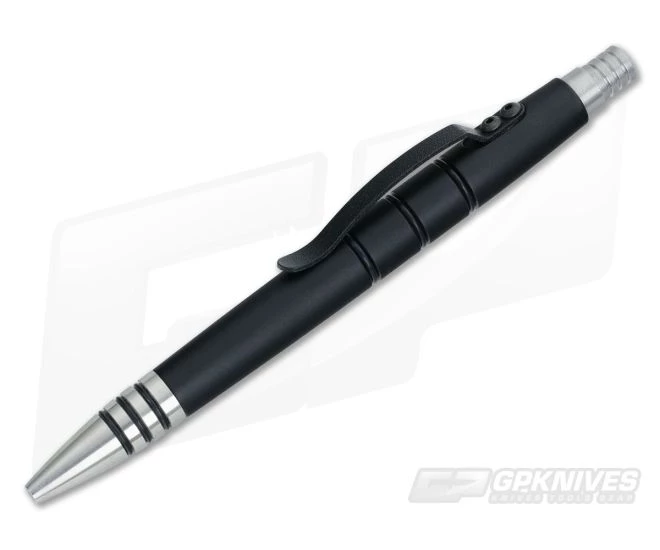 Tuff-Writer Mini Click Pen Aluminum Black