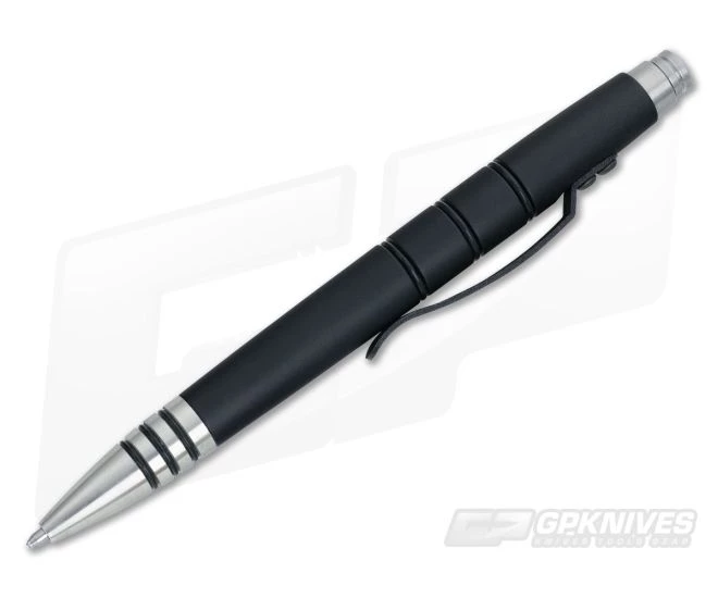 Tuff-Writer Mini Click Pen Aluminum Black - Image 2