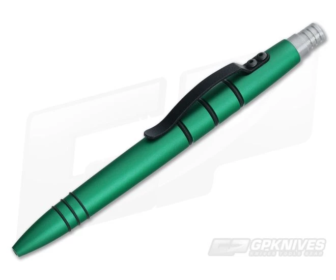 Tuff-Writer Mini Click Pen Aluminum Green
