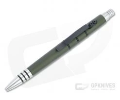 Tuff-Writer Mini Click Aluminum Ink Pen OD Green