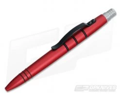 Tuff-Writer Mini Click Pen Aluminum Red